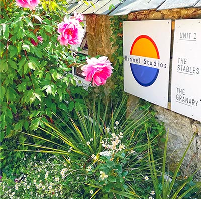 Binnel Studios building signage