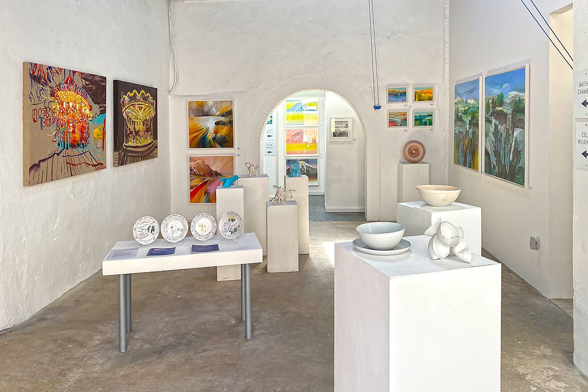 Binnel Studios annual show display in the main entrance